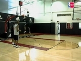   Jamario Moon slam dunk contest 2008 practice Dunks Video Basket NBA
