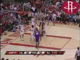   Rockets 104 Lakers 92 du dimanche 16 Mars 2008 Highlights Video Basket NBA